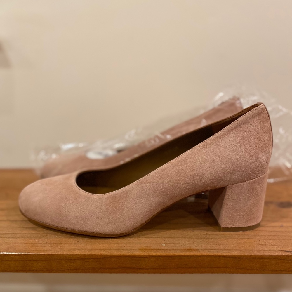 Margaux The Heel (Almond Suede) NEW